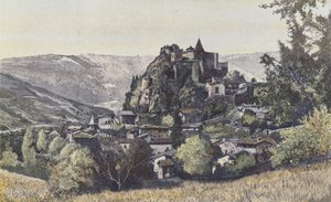 Saint-Paul-en-Cornillon, Blick auf das Dorf Cornillon von French Photographer