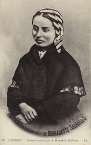 Heilige Bernadette von Lourdes von French Photographer