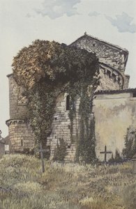 Sainte-Croix, Kirche, Apsis