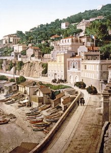 Die Corniche in Marseille, veröffentlicht um 1900