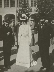 Die Dame in Weiß, die Dreyfus-Prozesse von French Photographer