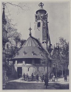 Der Pavillon von Finnland auf der Weltausstellung 1900, Paris von French Photographer