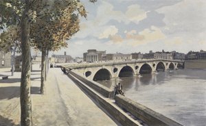 Toulouse, Pont-Neuf, Blick flussaufwärts vom linken Ufer der Garonne von French Photographer