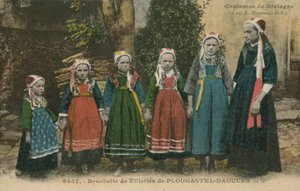 Traditionelle bretonische Tracht von French Photographer