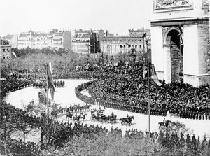 Besuch von Zar Nikolaus II. in Paris, 1896 von French Photographer
