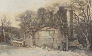 Vernegues, Ruinen der Kapelle Saint-Cesaire und des Tempels der Maison-Basse