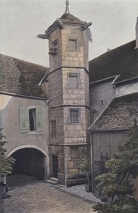 Vesoul, Turm in der Rue des Boucheries von French Photographer