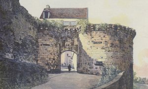 Vezelay, Porte Neuve, Außenseite zur Stadt von French Photographer