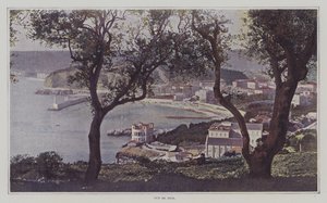 Blick auf Nizza (Farbfoto) von French Photographer