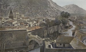 Villefranche-de-Conflent, Gesamtansicht von French Photographer