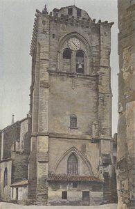 Villeneuve-lès-Avignon, Kirche, befestigter Glockenturm, heute Glockenturm (vor der Restaurierung) von French Photographer