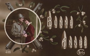 Französische Neujahrskarte, Erster Weltkrieg von French Photographer
