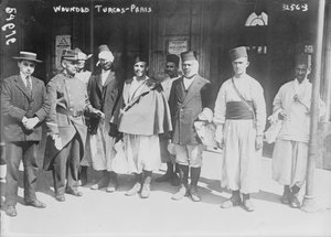 Verwundete Turcos in Paris, 1914 von French Photographer