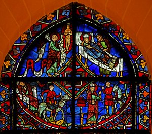4 Tafeln aus dem St. Germain Fenster