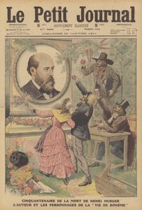 50. Todestag des französischen Autors Henri Murger