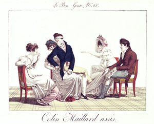 Ein Spiel von Colin-Maillard (Blinde Kuh), ca. 1810-20
