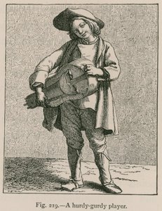 Ein Leierkastenmann von French School