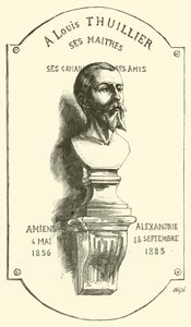 An Louis Thuillier seine Meister (Gravur) von French School