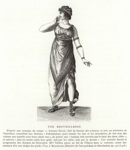 Eine Merveilleuse von French School