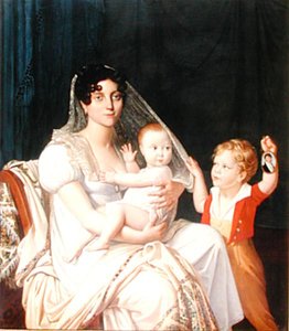 Eine Mutter und ihre Kinder, ca. 1808