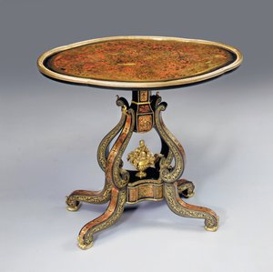 Ein Napoleon III "Boulle" Gelegenheits-Tisch, Mitte des 19. Jahrhunderts von French School
