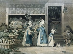 Ein Pariser Gemüseladen, frühes 19. Jahrhundert