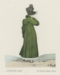 Eine stilvolle Dame (ca. 1814) von French School