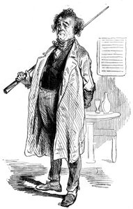 Ein Billardspieler im Estaminet du Cheval Blanc in Paris im 19. Jahrhundert - Gravur in „Tableau-de-Paris“ von Edmond Texier 1852 von French School