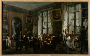 Eine Zeichenklasse für Frauen, um 1810