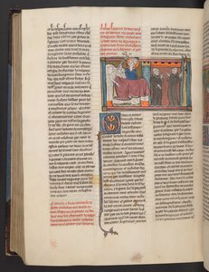 Eine Seite aus Vie des Saints von French School