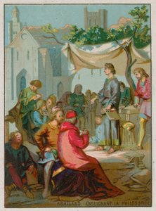 Abelard lehrt Philosophie von French School