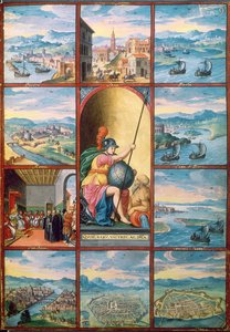 Orte in Italien, aus Voyage dans les Pouilles von Nagius von French School