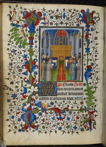 Offizium der Toten (Vesper) aus den Chevalier-Stunden, ca. 1420 von French School