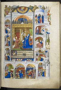 Die Verkündigung, aus dem Stundenbuch (Die Bedford-Stunden) ca. 1410-30 von French School