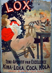Werbung für Lox, Toni-Aperitif Par Excellence, Paris