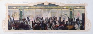Werbung für die Eröffnung neuer Gebäude im Pariser Kaufhaus Printemps, 1910 von French School