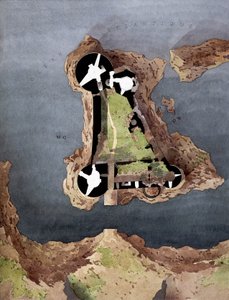 Luftaufnahme der Insel Yeu (Île-d