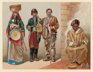 Afrikanisches Kostüm von French School