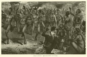 Südliches Afrika (Gravur) von French School
