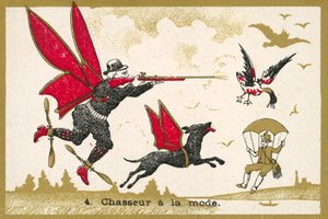 Luftjäger (Chromolitho) von French School