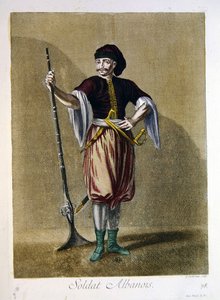 Albanischer Soldat, aus dem 