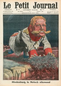 Albert von Hindenburg von French School