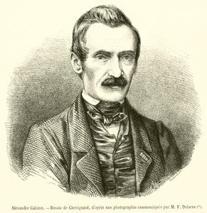 Alexandre Calame (Gravur) von French School