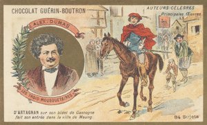 Alexandre Dumas (1802-1870), französischer Schriftsteller, Autor von „Die drei Musketiere“, Roman (1844) von French School