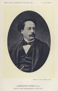 Alexandre Dumas fils (Lithographie) von French School