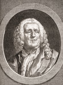 Alexis Piron, 1689-1773. Französischer Epigrammatiker und Dramatiker. Aus Les Heures Libres veröffentlicht 1908.