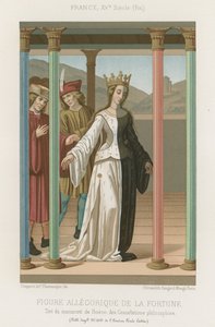 Allegorische Figur des Glücks von French School