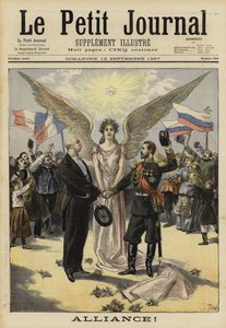 Allianz zwischen Frankreich und Russland, 1897 von French School
