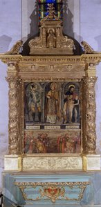 Altar Saint Clair (auch Altar Saint Roch genannt) von French School