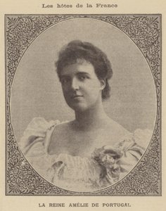 Amelie von Orléans, Königin von König Carlos I. von Portugal